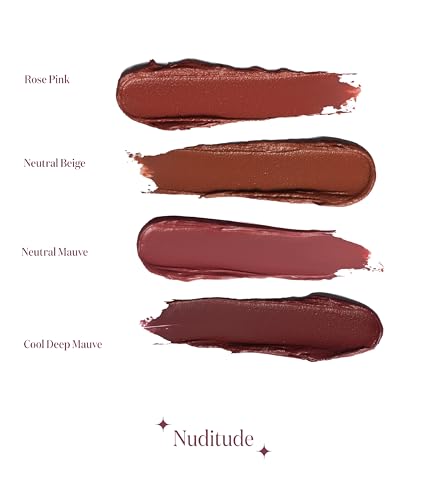 Gush Beauty 4-in-1 Matte Liquid Lipstick Dark Nude, Waterproof | 8.4ml