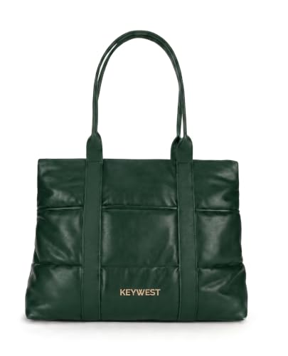 Keywest Women's Westport Luxe Tote Handbag for Women | Hobo Bag for Work | Ladies Purse | Stylish Shoulder Bag | Gift For Women | Dark Grey