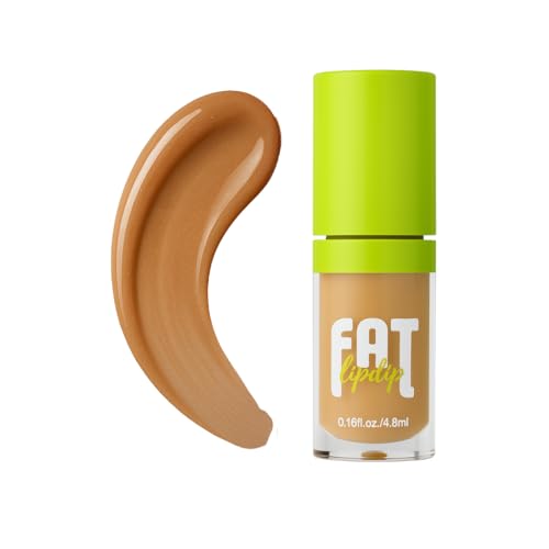 Lip Gloss,Tinted Lip Oil Long Lasting Non-sticky Shiny Lip Plumping Lip Gloss,Hydrating Moisturizing Lip Glow Oil for Looking Lips,Smooth Glossy Lip Plumper Gloss for Women (Caramel Nude)