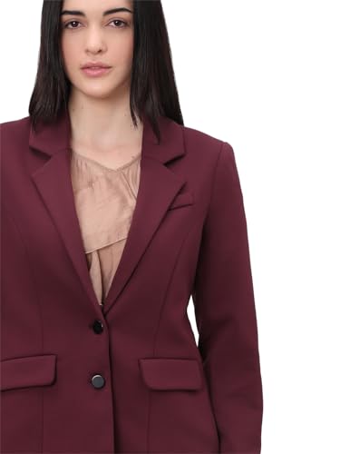 VERO MODA Womens Solid Single Breasted Blazer