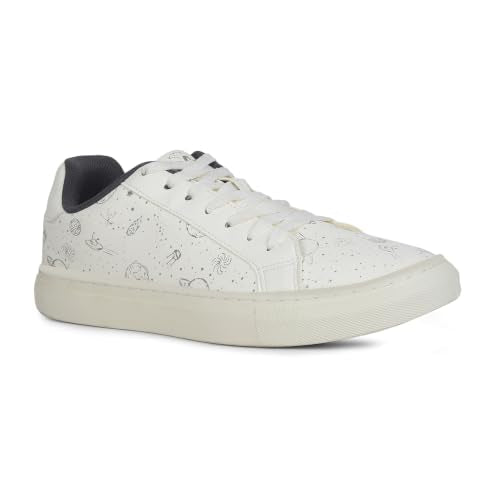 Lee Cooper Men's White Casual Sneakers Shoes