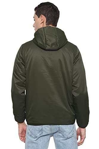 Van Heusen Men's Car Coat (VSJKURGPK96408_Olive_S)