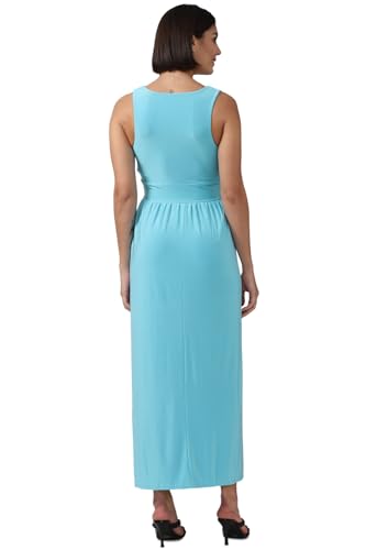 FOREVER 21 women's Polyester Classic Maxi Dress (460408_Blue