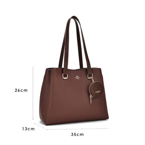 Akiki London Women's Romford Satchel Handbag | Satchel Bag for Work | Ladies Purse | Stylish Shoulder Bag | Gift For Women