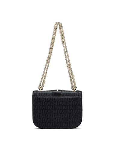 Da Milano Genuine Leather Black Shoulder Bag (01198) (Small)