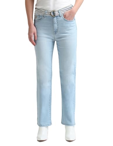U.S. POLO ASSN. Women's Straight Jeans (UWAW24JEN206_Blue
