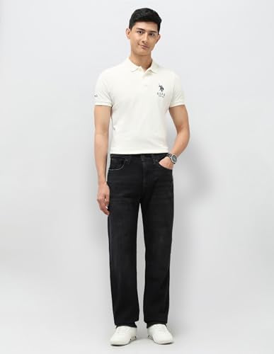 U.S. Polo Assn. Denim Co. Men's Shawn Relaxed Fit Grey Jeans