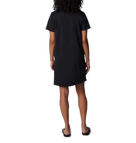 Columbia Women's Trek French Terry Tee Dress, Black, Small