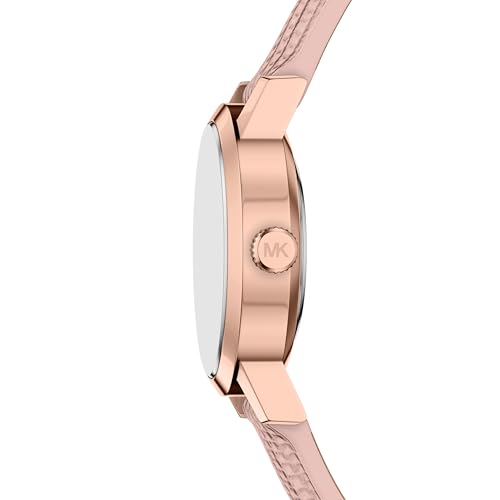Michael Kors Maude Pink Quartz Leather Watch MK7587