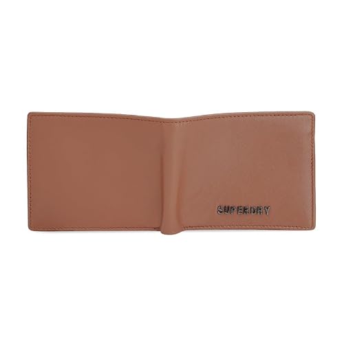 Superdry Men's Global Coin Wallet Kershope - Tan+Black
