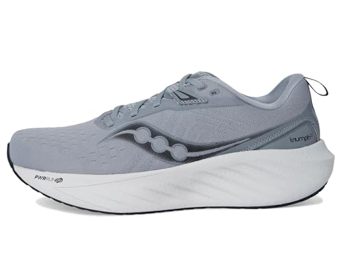Saucony Men Triumph 22, Flint/Black, 8.5