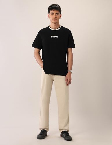 U.S. POLO ASSN. Denim Co. Men's Relaxed Fit Pure Cotton T-Shirt