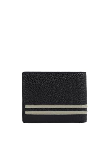 Da Milano Genuine Leather Black Bifold Mens Wallet (10510)