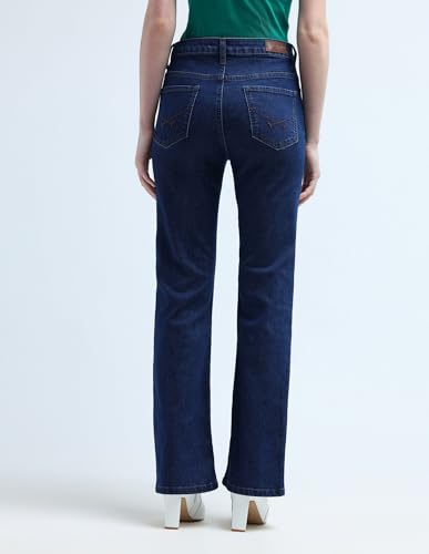 U.S. POLO ASSN. Mid Rise Boot Cut Jeans (UWAW24JEN261_Blue_32)