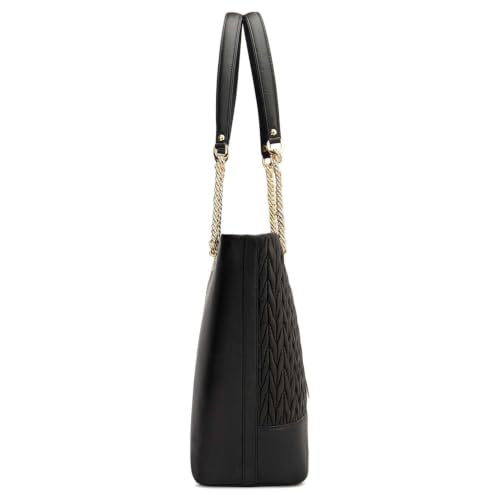 Da Milano Leather Shoulder Bag for Women - Black (LB-02240)