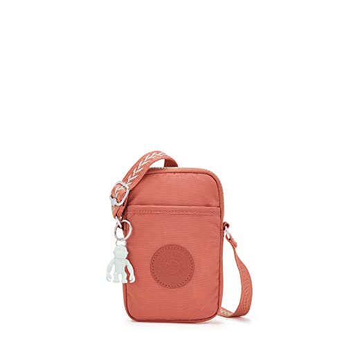 Kipling Women's Tally Minibag, Lightweight Crossbody Mini, Nylon Phone Bag, Vintage Pink, 4.25''L x 6.75''H x 0.75''D