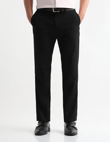 Arrow Men's Regular Pants (ARAKTR2026_Black