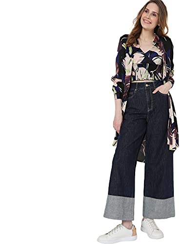 VERO MODA Women's Slim Jeans (295438501-Dark Blue_Dark 27)