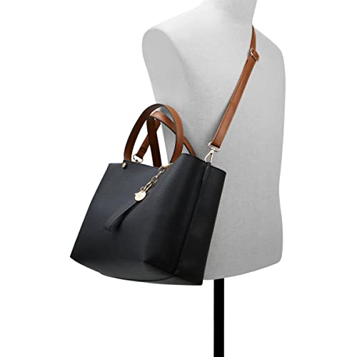 ALDO womens ALDO Women s Wawiellx Totes Bags, Black, Medium US