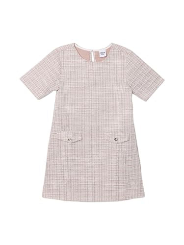 Max Girls Boucle Dress (Pink_14-16 Y)