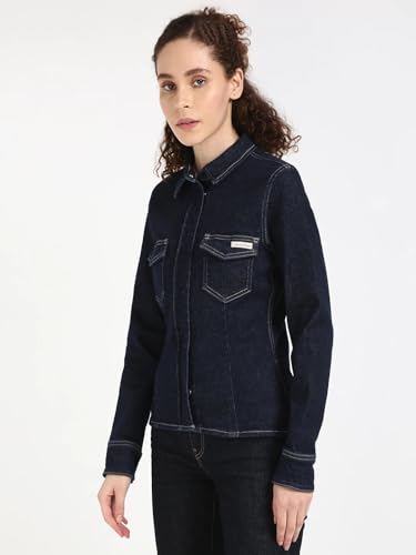 Solid Slim Fit Cotton Shirt