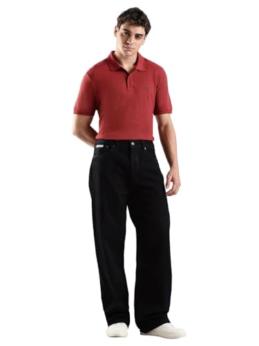 Calvin Klein Jeans Men's Fitted Jeans (4RD728G01D-28_Merlot