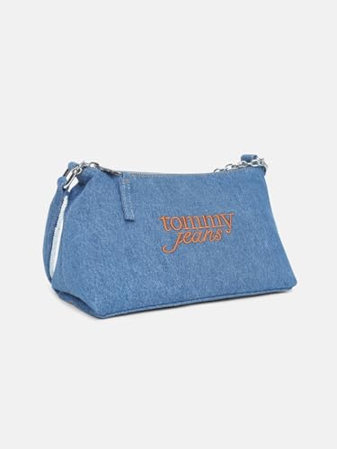 Logo Blue Cotton Sling Bag