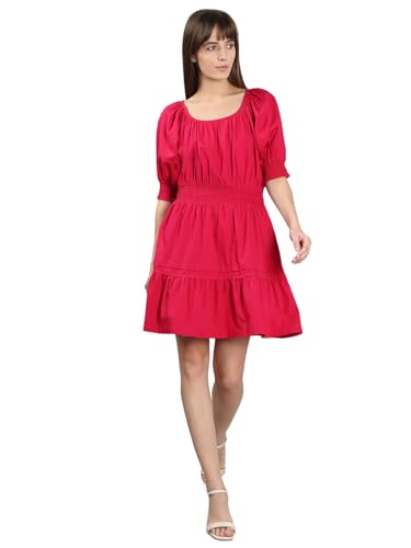 VERO MODA Women A-Line Pink Dress