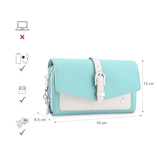 Fastrack Women's Western (White + Blue)