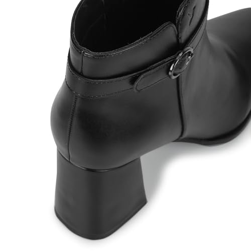YOHO Women Comfortable Boots Collection | Extra Cushioned Foot Bed And Skin Friendly Ankle Boot With Heels | Trendy, Stylish, Casual Boots | Winter, Snow And Holiday Outings