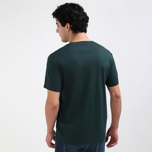 Calvin Klein Men Green Color T-Shirt (S)