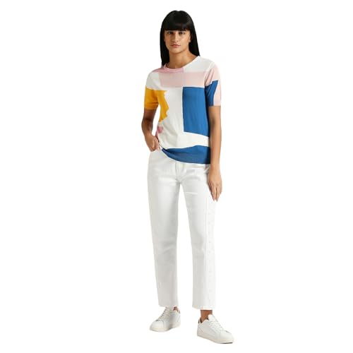 Pepe Jeans Women's Slim Fit T-Shirt (PL702183_Yellow