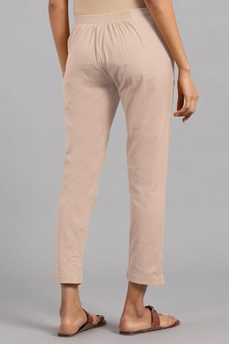 W for Woman Trouser Combo (Pack of 2) (Size: 2XL)-VCB2W-10001 Beige