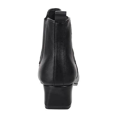 Metro Women Faux Leather Black Fashion Party Boots UK/5 EU/38 (31-85)