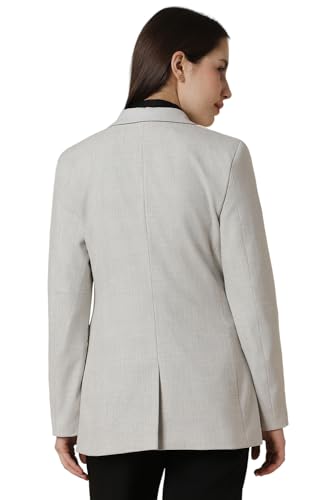 Allen Solly Women's Blazer (AHBZWRGFG52236_Grey