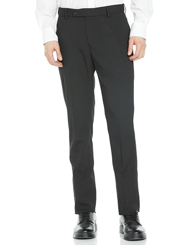 Arrow MenTailored fit Polyester Solid Notch Lapel Collar Suit(ARADSU0004_Black_40)