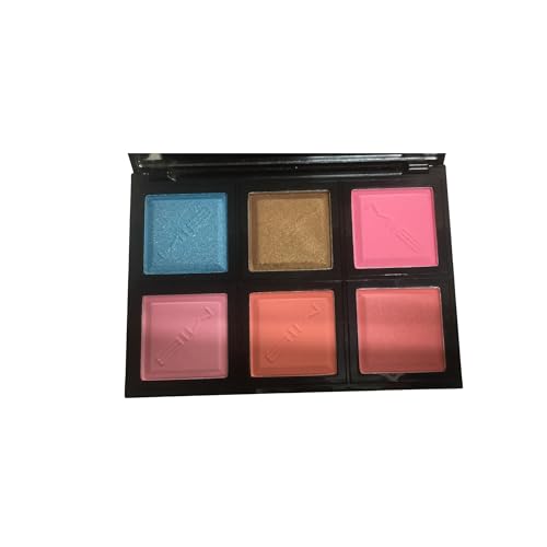 MEGAGA USA Glowish Micro Mini Natural Eyeshadow Palette Pack of 6