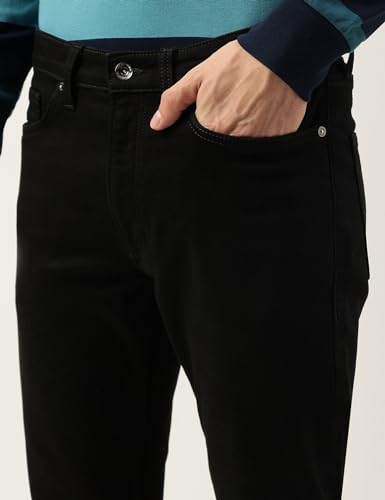 Marks & Spencer Men's Slim Jeans (T171277IBLACK_Black