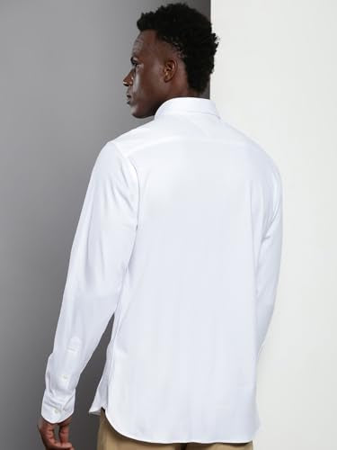 Tommy Hilfiger Solid Regular-Fit Woven Shirt White