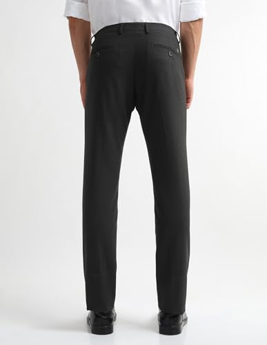 Arrow Men's Heathered Dobby Trousers (ARAKTR2130_Grey_30)