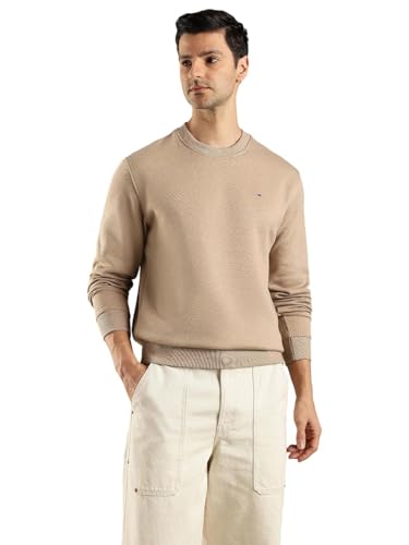 Tommy Hilfiger Solid Regular Fit Cotton Sweatshirt