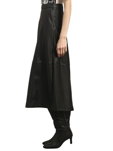 VERO MODA Womens Midi Skirt Black
