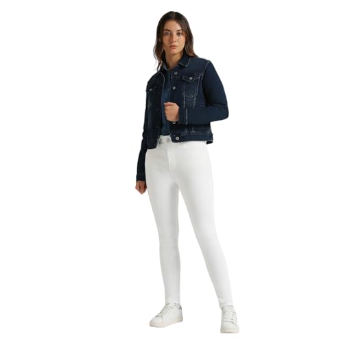 Pepe Jeans Women's Straight Jeans (PL204960P578_White