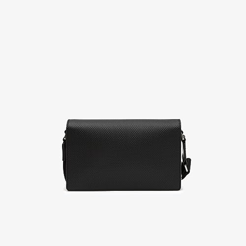 Lacoste Unisex Chantaco Calfskin Leather Flap Closure Bag (NU4118000)