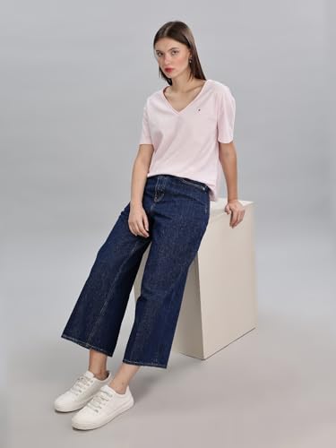 TOMMY HILFIGER Women Pink Printed T-Shirt