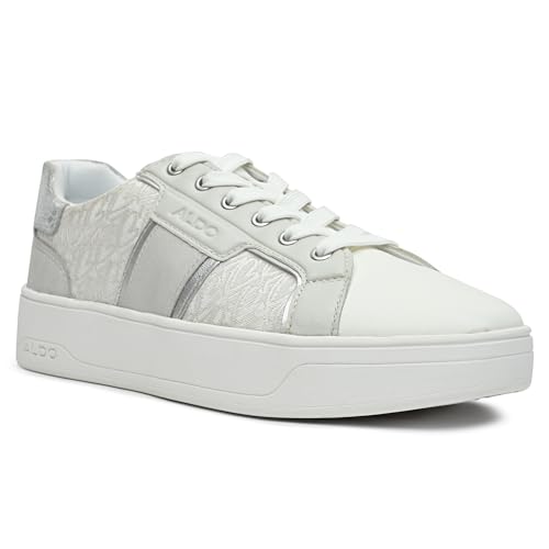 Aldo ONIRASEANA-IN121 Ladies White/Bone Flat Sneakers