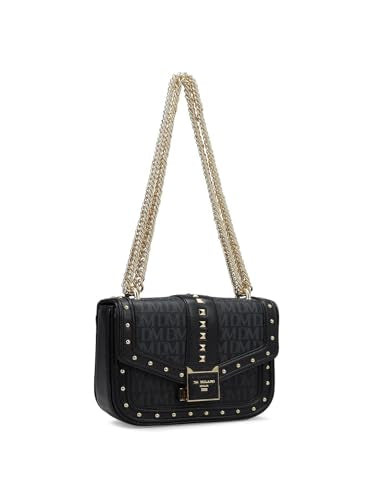 Da Milano Genuine Leather Black Shoulder Bag (01198) (Small)