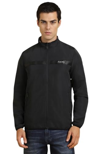 Allen Solly Men White Printed Full Sleeves Casual Jacket