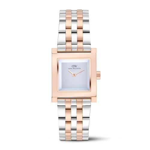 Daniel Wellington Square 24mm Silver Dial Analog Women Watch - DW0DL2800