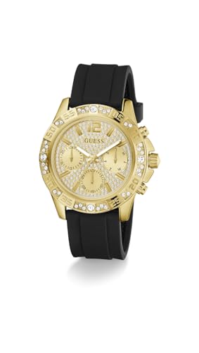 GUESS Champagne Round Dial Analog Women's Watch - GW0772L5